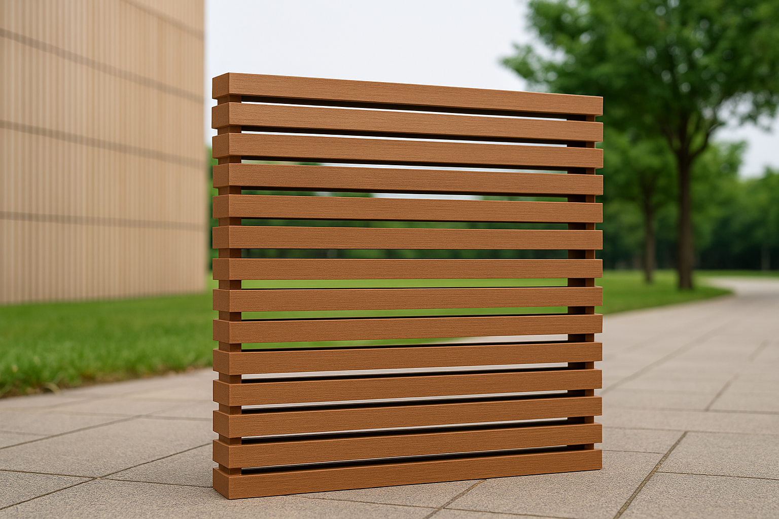 WPC grill board for outdoor decor by Nirmaan Groups